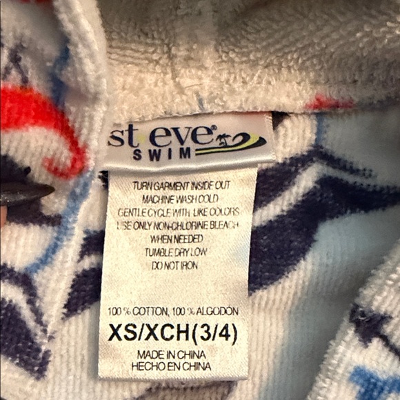 Colorful Pirate Pattern Kids' Robe - Picture 3 of 3